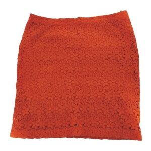 Forever 21 Orange Lace Mini Skirt – Women’s Size M